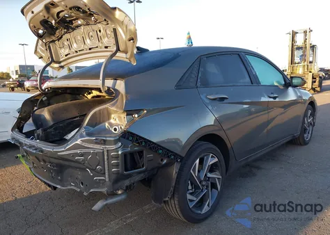 2025 Hyundai Elantra Blue from USA, damaged, VIN KMHLM4DJ9SU131219